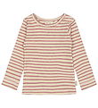 Petit Piao Blússa - Rib - Modal - Nostalgísk Rose/Off White
