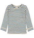Petit Piao Tröja - Rib - Modal - Sant Marinblå/Off White