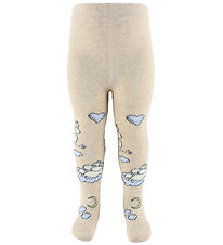 MarMar Tights - Jacquard - MOOMIN - Beige Melange
