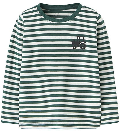 Name It Blouse - Slijm - NmmVilly - Garden Topiary/Tractor