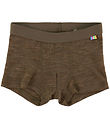 Joha Boxers - Wool/Silk - Brown Melange