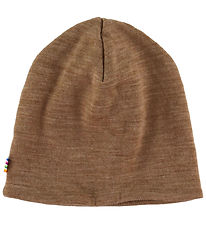 Joha Beanie - Wool - 2-layer - Warm Brown