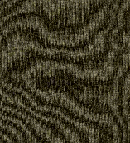 Joha Leggings - Rib - Wool - Moss Green