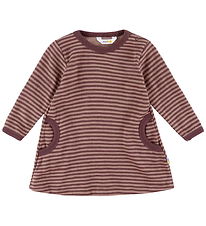 Joha Dress - Wool - Rose w. Stripes