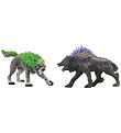 Schleich Eldrador Creatures - Granitwolf vs. Shadow Wolf - 722