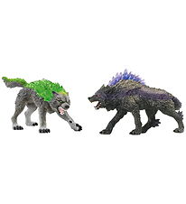 Schleich Eldrador Creatures - Granieten Wolf vs. Shadow Wolf - 7