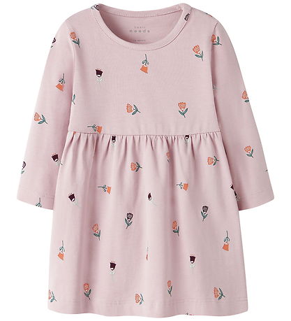 Name It Dress - NbfVandora - Burnished Lilac/Flowers