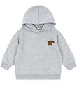 Konges Sløjd Kapuzenpullover - Grau Meliert