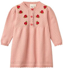 Flöss Dress - Aya - Knitted - Warm Pink