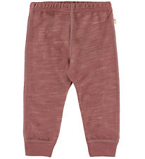 Joha Leggings - Wool/Bamboo - Dark Rose