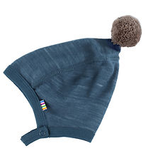 Joha Baby Hat - Wool/Bamboo - Dark Denim