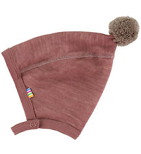 Joha Baby Hat - Wool/Bamboo - Dark Rose