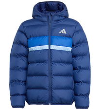 adidas Performance Puffer Jacket - Dark Blue/Royal Blue/Glow Blu