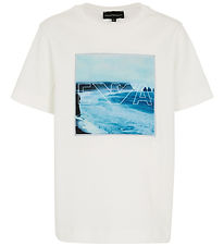Emporio Armani T-shirt - Off White w. Print