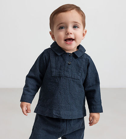 MarMar Hemd - Tovas - Dark Blue Stripe