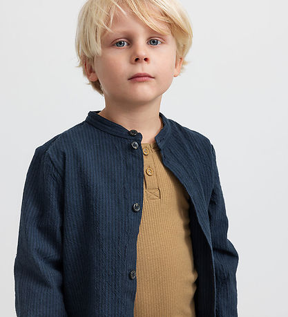 MarMar Shirt - Torben - Dark Blue Stripe