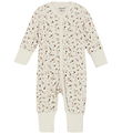 CeLaVi Jumpsuit - Wool - Maroon w. Flowers