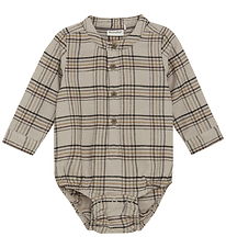 Minymo Shirt Bodysuit l/s - Oxford Tan
