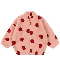 Konges Sløjd Fleece Jacket - Jody Teddy - Ladybug Pink