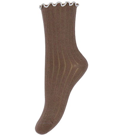Name It Socks - 3-Pack - Rib - NmfNetti - Peppercorn/Burnished