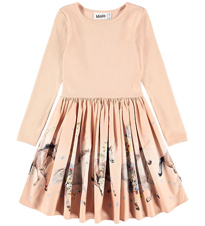 Molo Dress - Rib - Casie Warm - Universal Flora