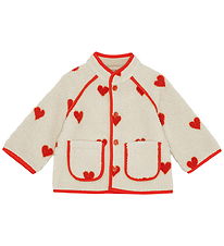 Flöss Fleece Jacket - Simone - Soft White Heart