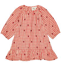 Flöss Dress - Molly - Berry Gingham w. Checs