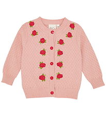 Flöss Cardigan - Knitted - Aya - Warm Pink
