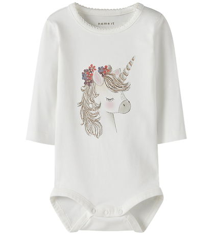 Name It Set - Sweatpants/Bodysuit l/s - NbfNicorn - Peyote Melan