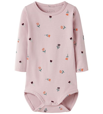 Name It Bodysuit l/s - 2-Pack - Summer Sand/Burnished Lilac