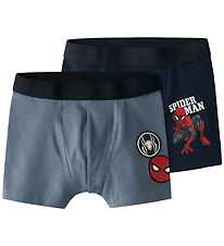 Name It Boxershorts - 2-pack - NmmOvile Spider-Man - Marinblå Bl