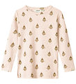 Lil' Atelier Blouse - Rib - NmfLavo - Pastel Parchment w. Clowns