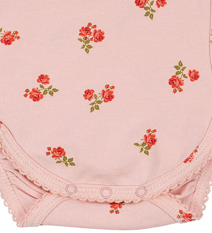 Konges Sløjd Wrap Bodysuit l/s - Basic - Pink Pink