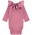 Molo Bodysuit l/s - Rib - Faye - Fox Glove