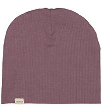 MarMar Beanie - Rib - Modal - Plum Shadow