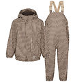 MarMar Rainwear w. Suspenders - PU - Oddy - Brown Stripe