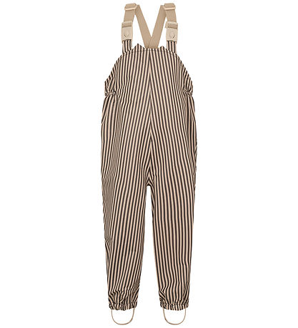 MarMar Rainwear w. Suspenders - PU - Oddy - Brown Stripe