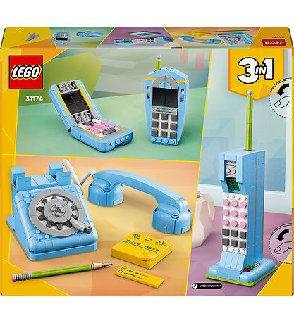 - Retro Téléphone 31174 LEGO® Creator - 3-in-1 - 383 Parties