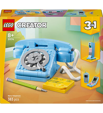 - Retro Téléphone 31174 LEGO® Creator - 3-in-1 - 383 Parties