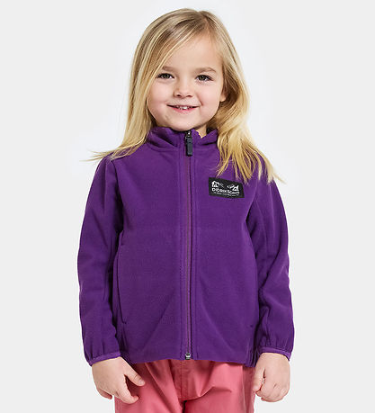 Didriksons Fleece Jacket - Nutmeg - Royal Purple