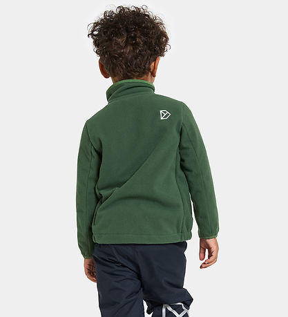 Didriksons Fleece Jacket - Nutmeg - Pine Green