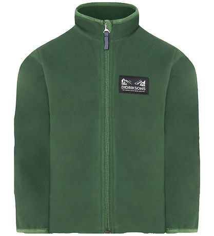 Didriksons Fleece Jacket - Nutmeg - Pine Green