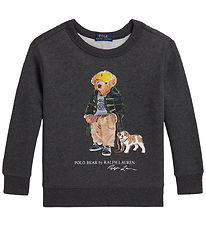 Polo Ralph Lauren Sweatshirt - Classic - Grey w. Soft Toy