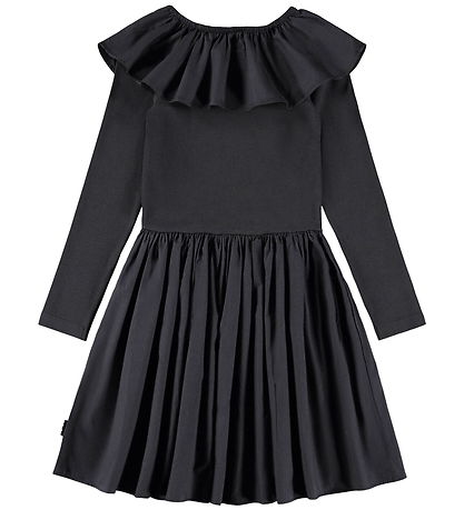 Molo Dress - Rib - Cille - Black