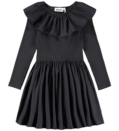 Molo Dress - Rib - Cille - Black
