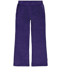 Molo Velvet Trousers - Adoria - Space Purple