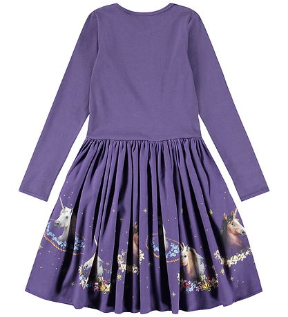 Molo Dress - Rib - Casie Warm - Unicorn Cosmos