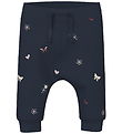 Name It Byxor - NbfVandora - Marinblå Blazer/Blommor Anka Hearts