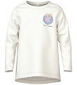 Name It Blouse - NmfViolet - Cloud Dancer/Cute Princess