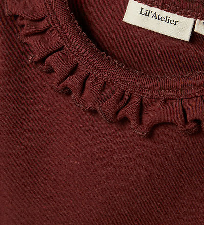 Lil' Atelier Blouse - NmfGayo - Hot Chocolate